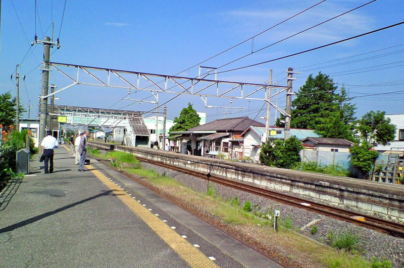 昔のJR木下駅ホーム