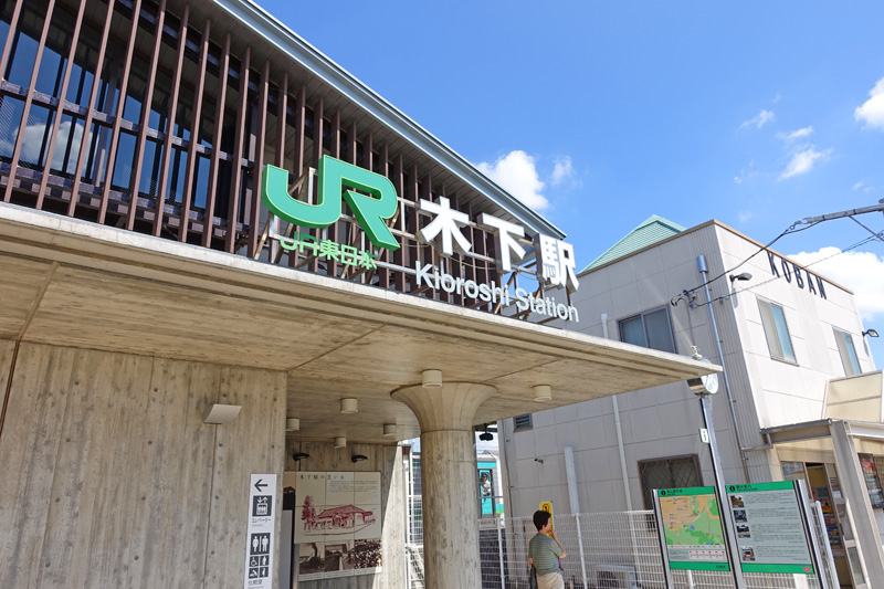 現在のJR木下駅
