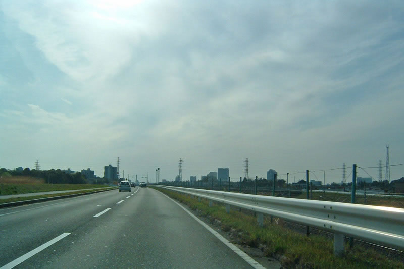 印西市の国道464号線高花草深エリア