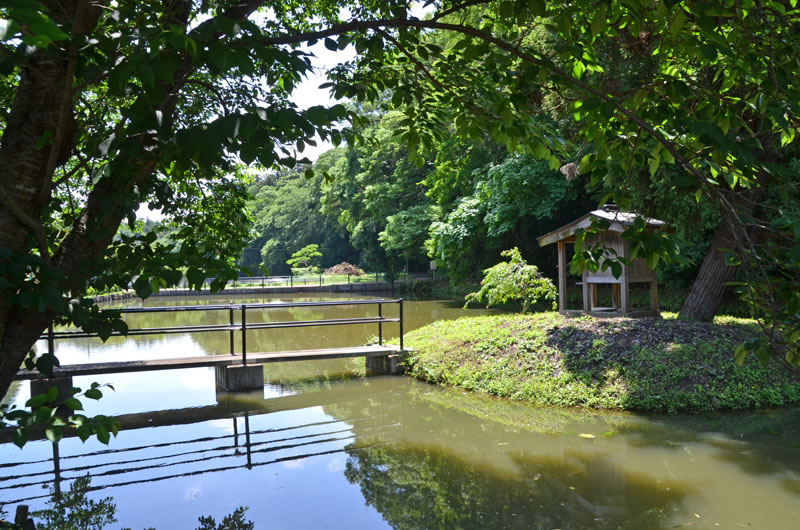 結縁寺の周辺のため池