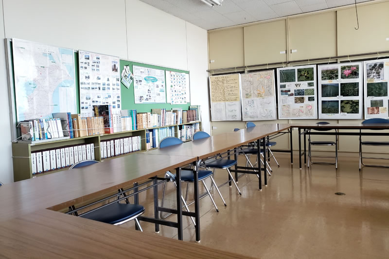印旛歴史民俗資料館の学習室
