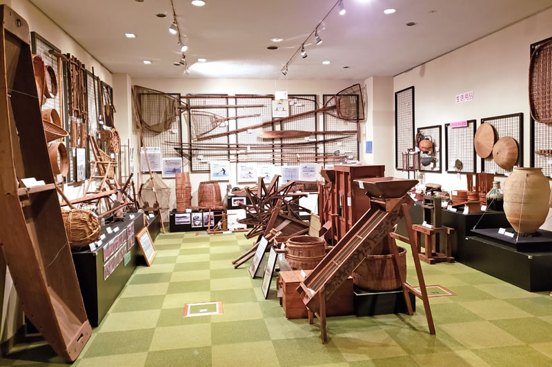 印旛歴史民俗資料館の展示室