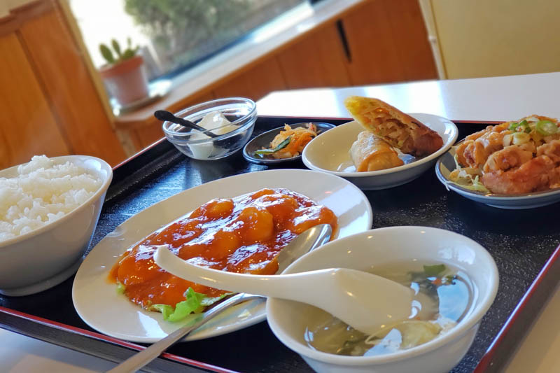 木下の四川中国料理美食府のエビチリ