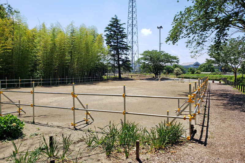 大六天のプール跡