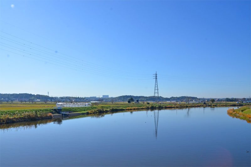 千葉県印西市の手賀川