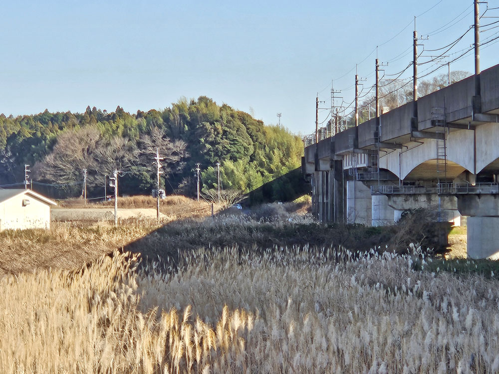 北千葉道路と大室街道の交差部2024年1月