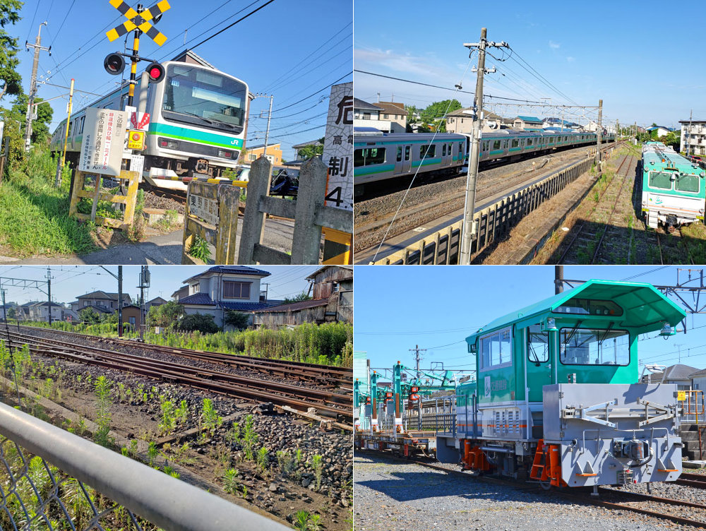 木下駅の保線車両