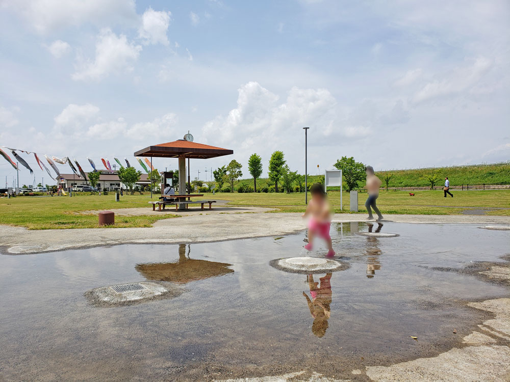 下総利根宝船公園のじゃぶじゃぶ池