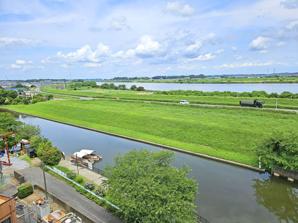 印西中央公民館からの眺め