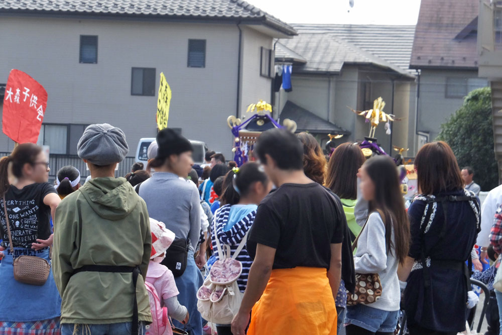 印西市大森鳥見神社祭礼と子ども会
