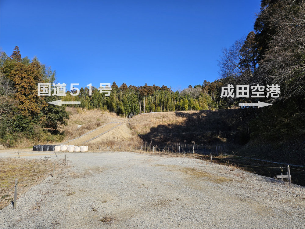 北千葉道路成田市馬場付近