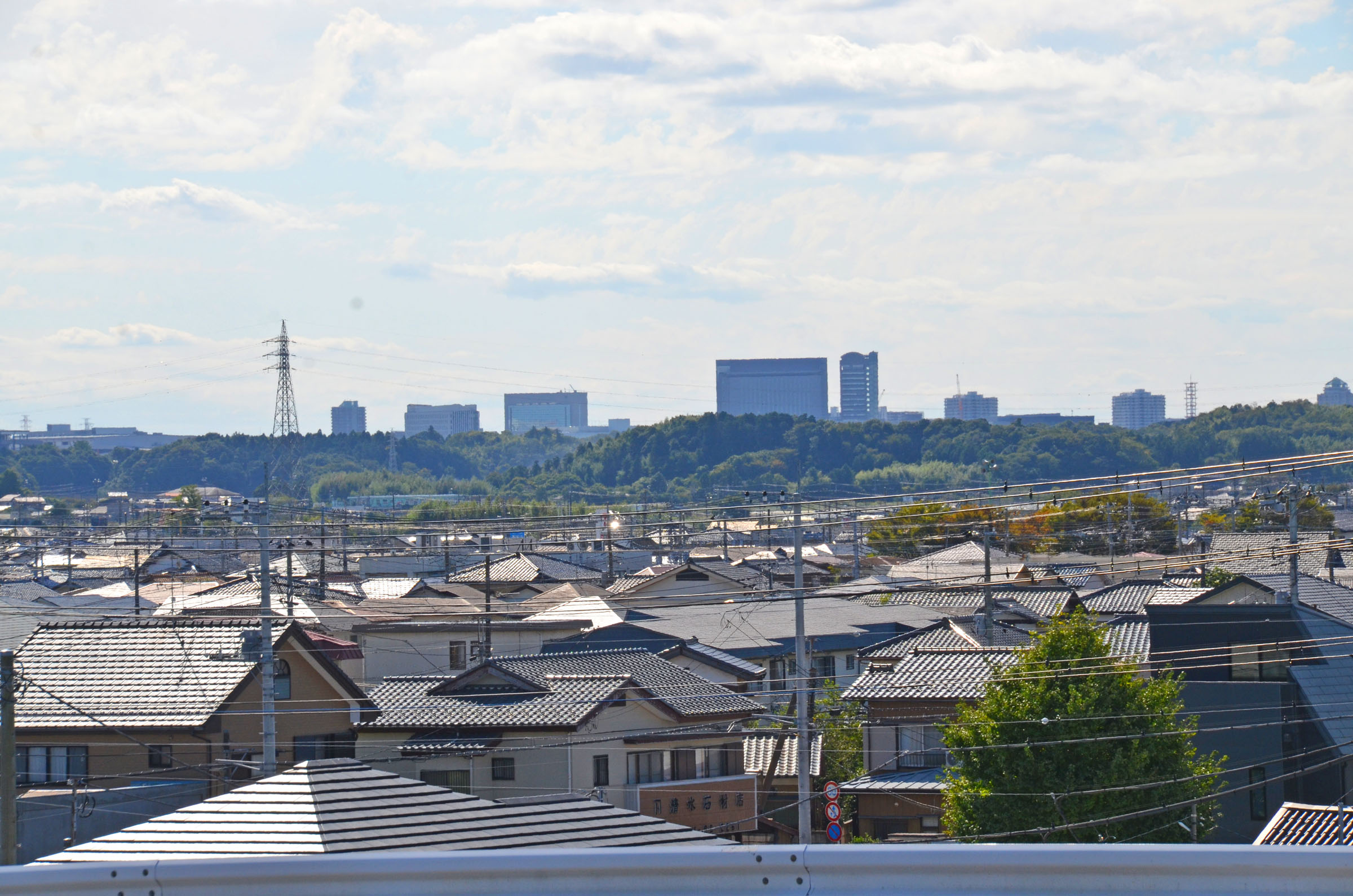 我孫子市栄橋から千葉ニュータウン方面