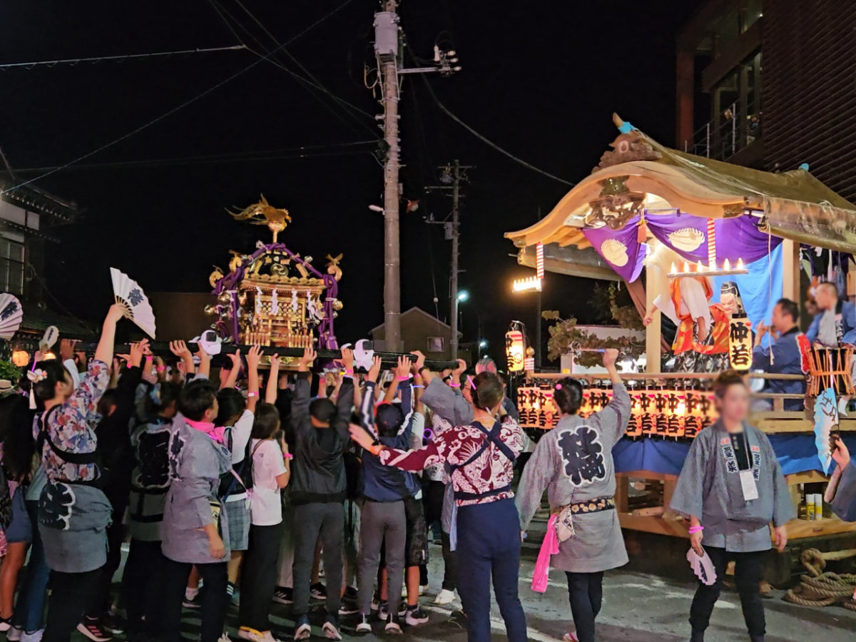 木下の祭り子ども神輿