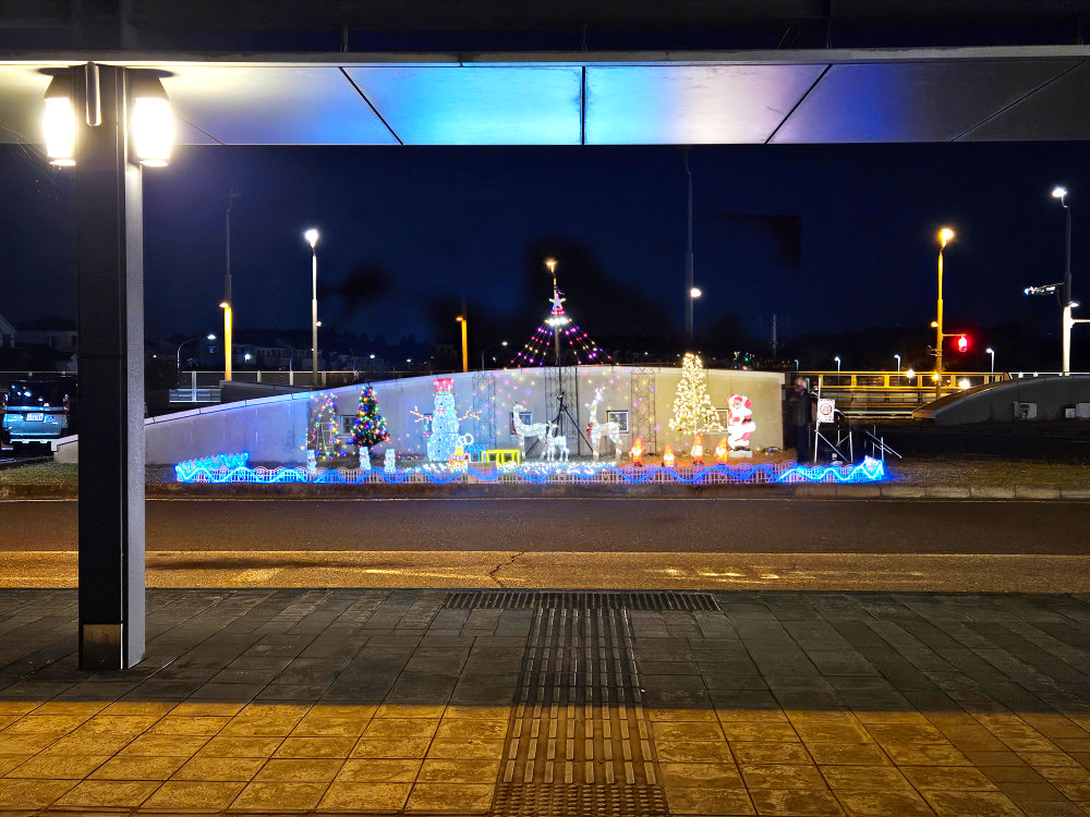 日医大駅前いには野イルミネーション2024