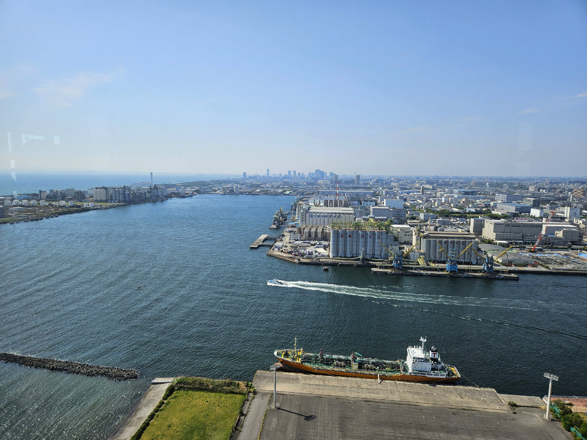 千葉港遊覧船のコース全景