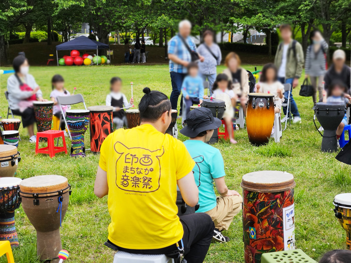 印西まちなか音楽祭ドラムピース