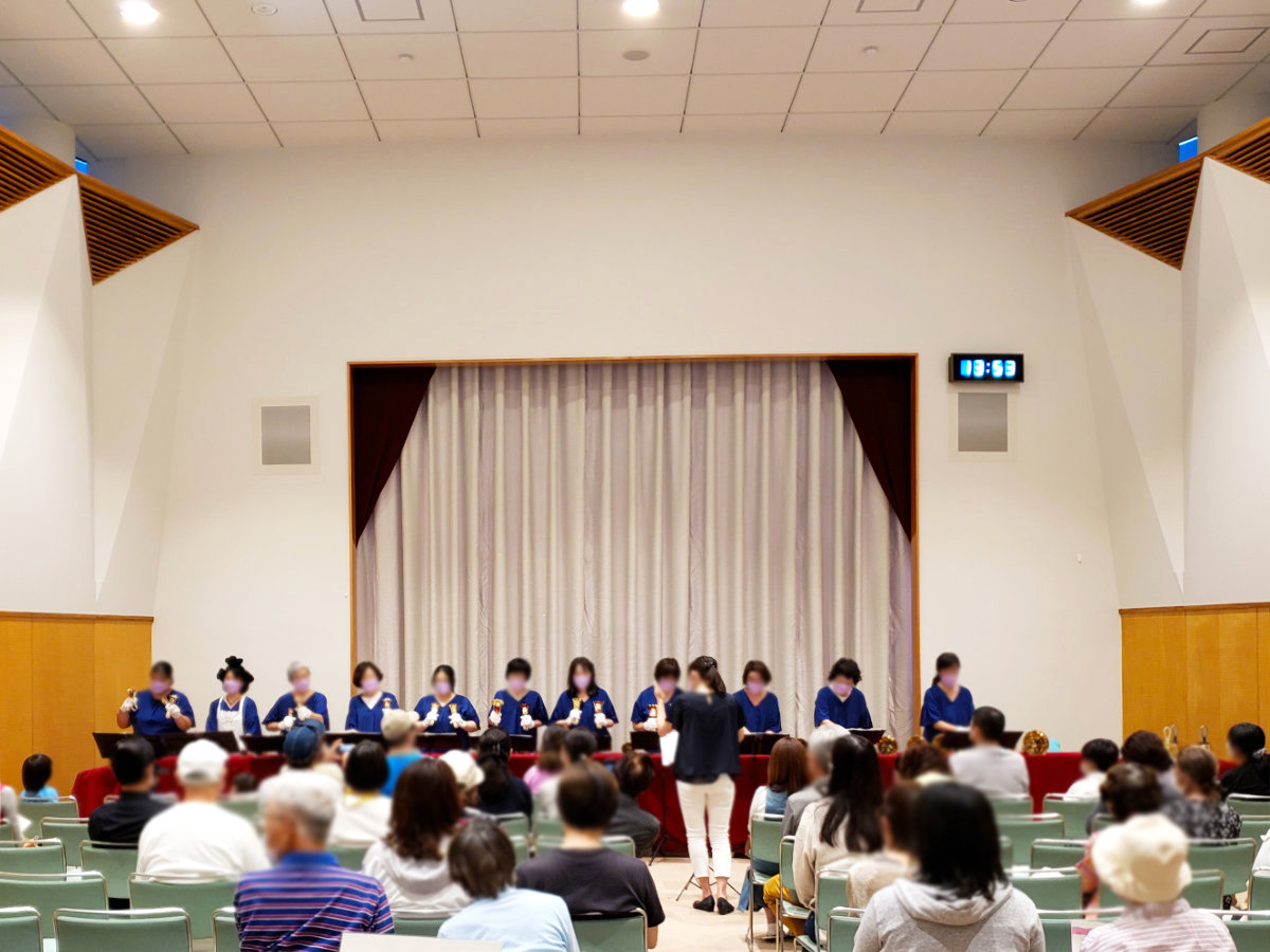 印西まちなか音楽祭ふれあい文化館の様子