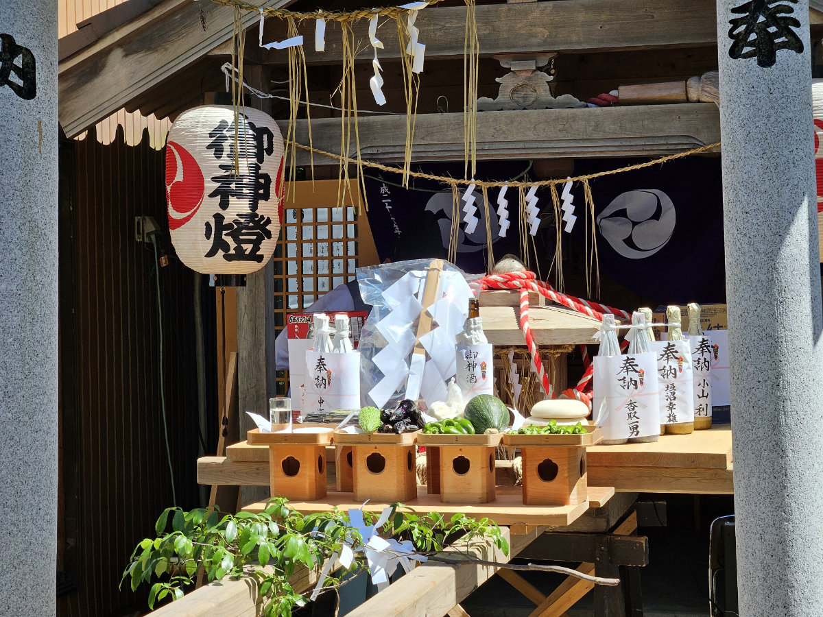 八坂神社祇園祭の台方八坂神社神事