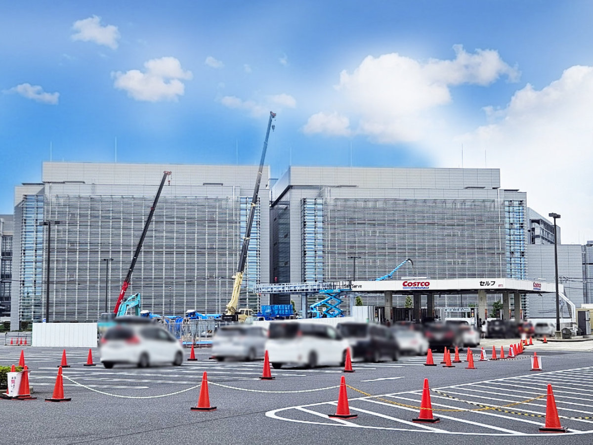コストコのガソリンスタンド千葉ニュータウン倉庫店