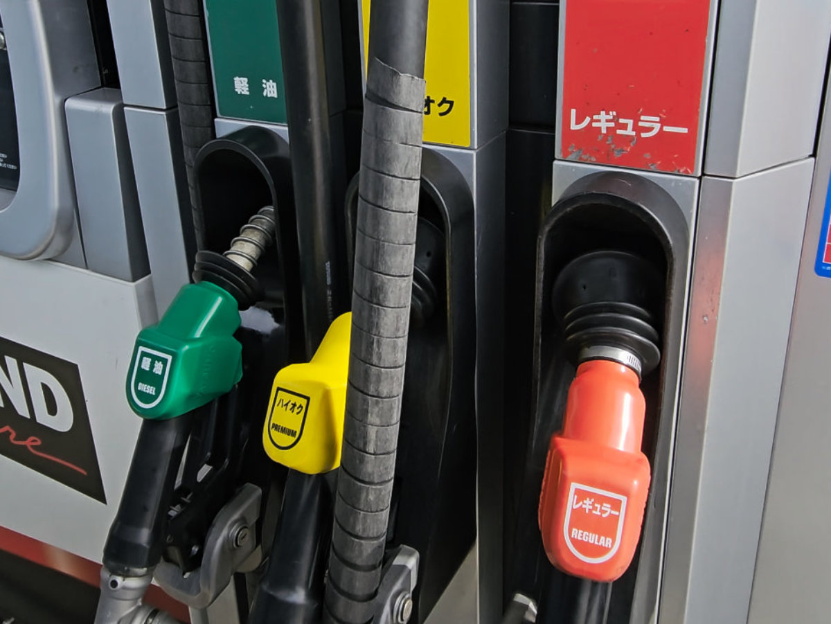 コストコのガソリンスタンド給油ノズル