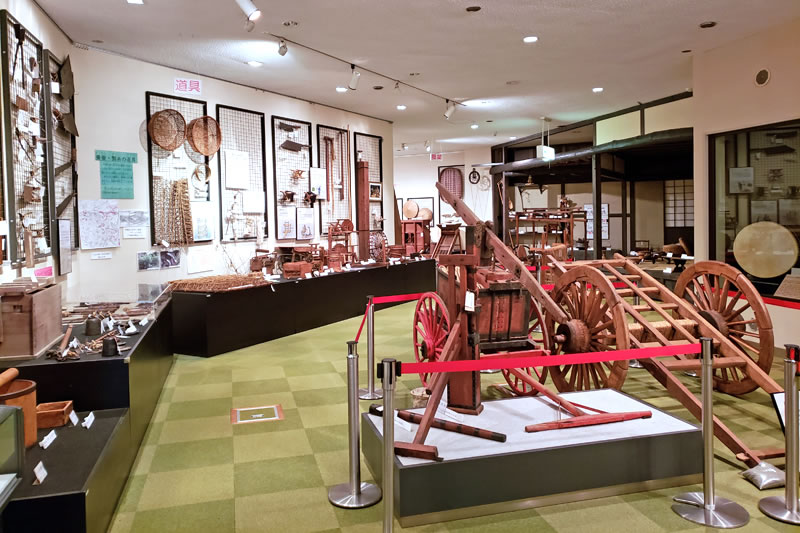 印旛歴史民俗資料館の展示室