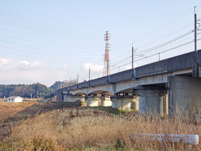 北千葉道路成田区間の工事進捗2021年12月