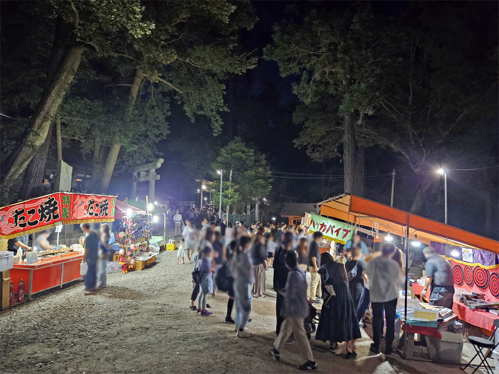 印西阿夫利神社例大祭の出店