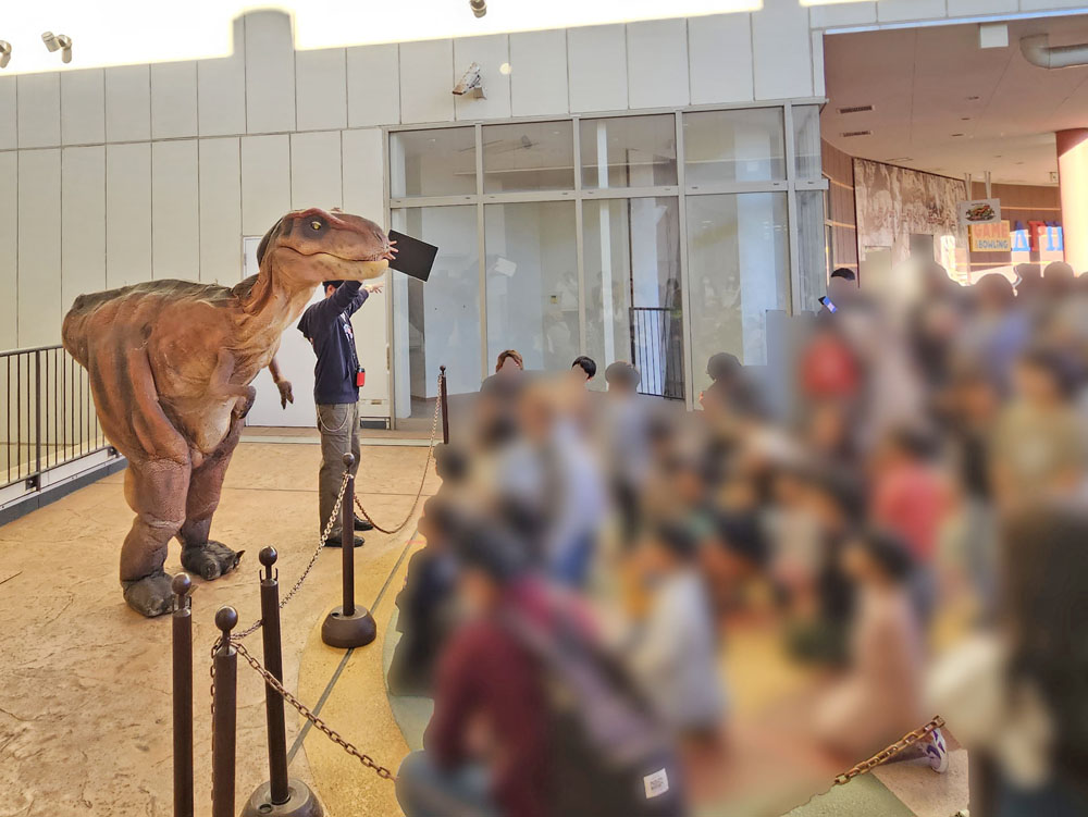 ティラノサウルスと恐竜イベント