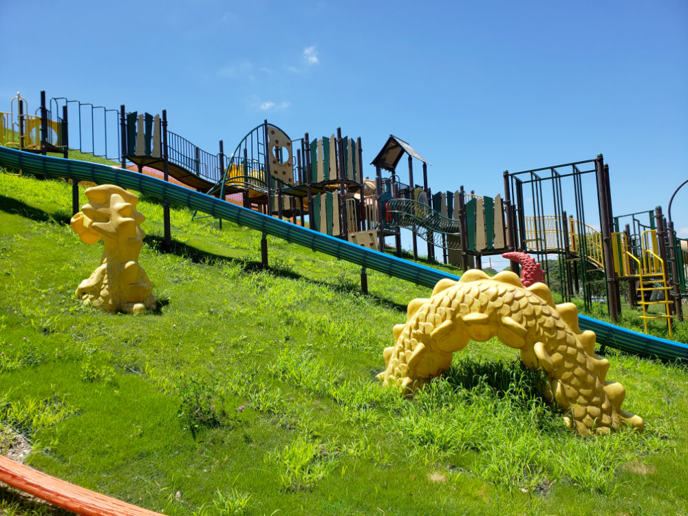 たつのこ山龍ケ岡公園の遊具
