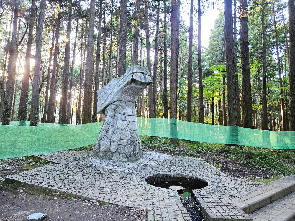 龍ケ崎市森林公園の龍のせせらぎ水遊び