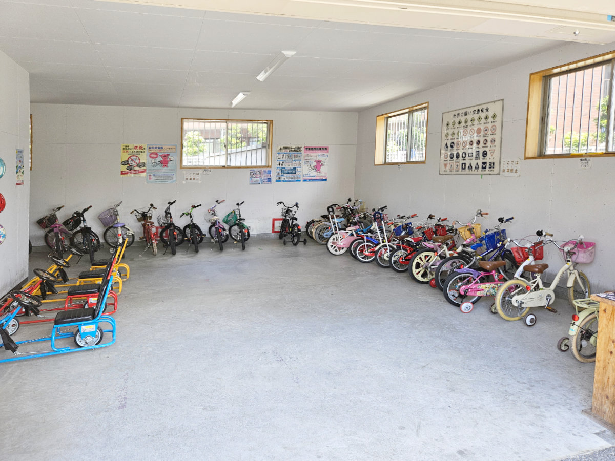 市川市交通公園の自転車