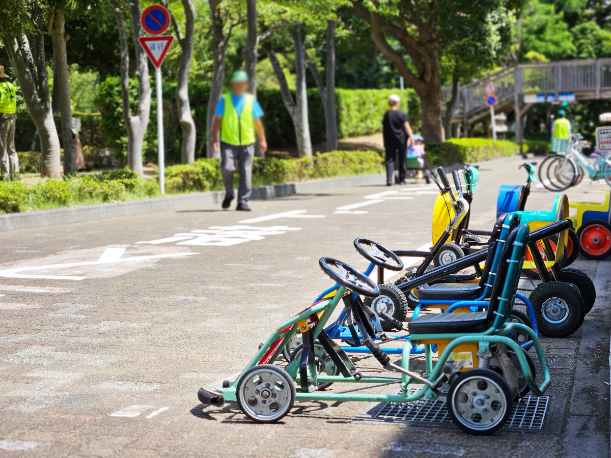 浦安市交通公園の乗り物