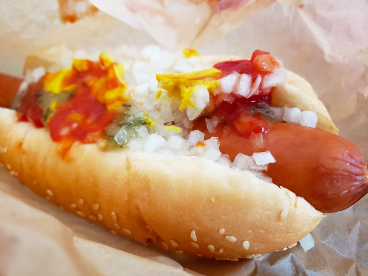 コストコのホットドッグ