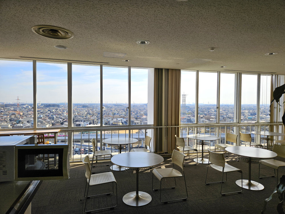 鎌ヶ谷市役所展望カフェレストラン