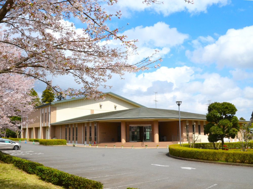 平岡自然の家の桜風景とBBQキャンプ場｜千葉県印西市