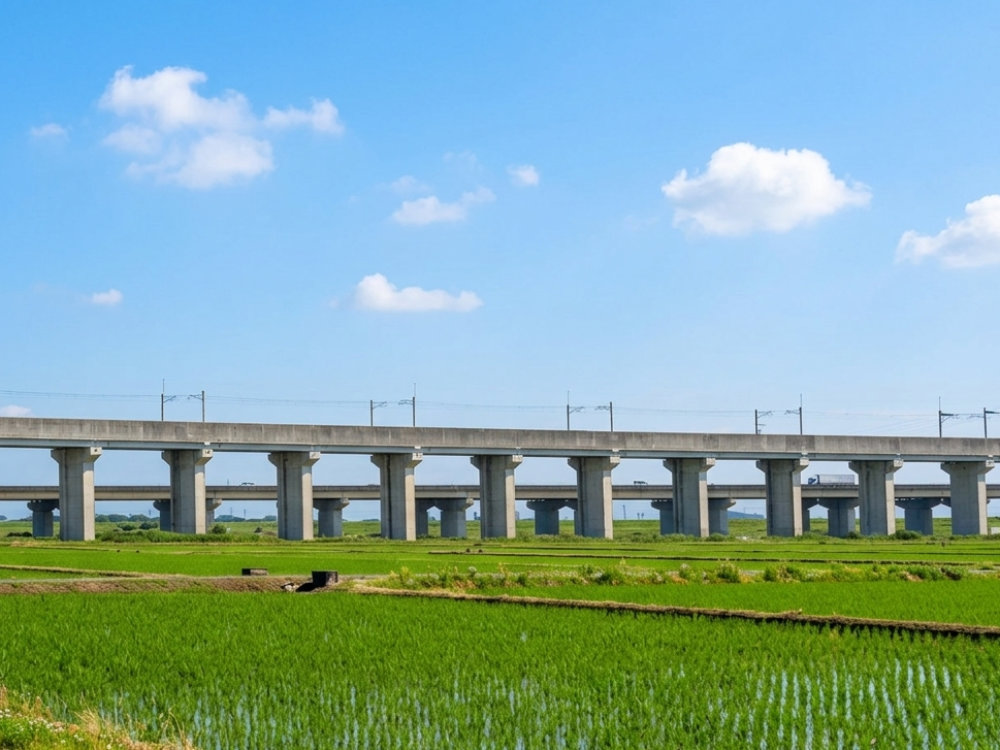 都市軸道路利根川橋梁