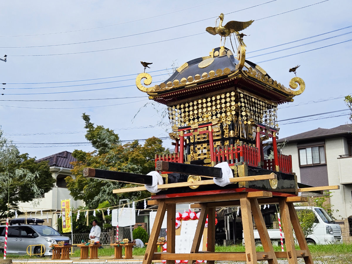 大森鳥見神社祭礼の神輿